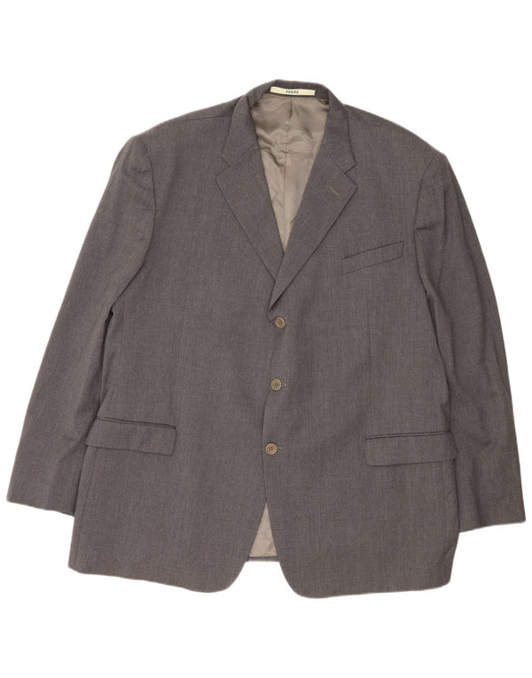 Costum pentru bărbați Ferre Ittierre, 3 nasturi, 2 piese UK 44 2XL W42 L31 Lână gri