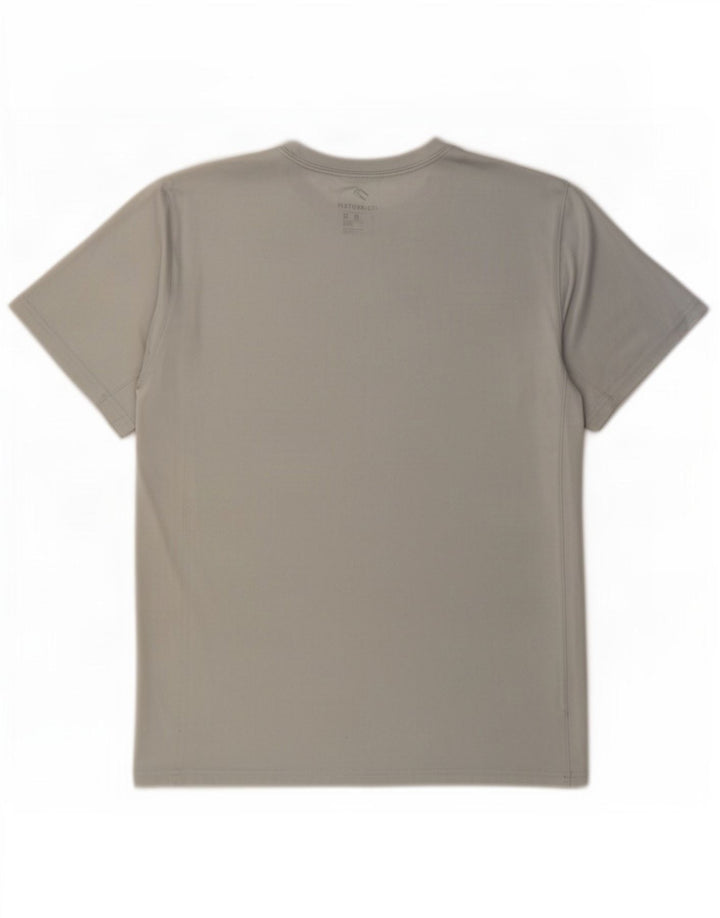Tricou grafic Nike Dri Fit pentru bărbați Top Medium Gri Poliester