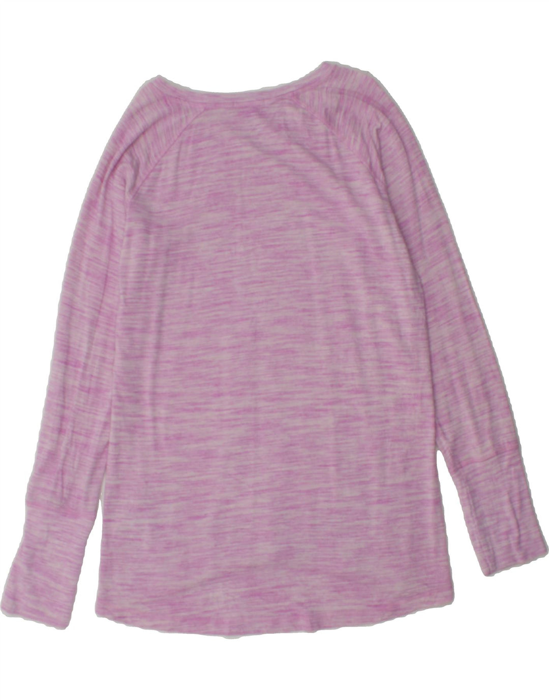CHAMPION Womens Sweatshirt Jumper UK 14 Medium Pink Pinstripe Rayon Vintage Champion and Second-Hand Champion from Messina Hembry 