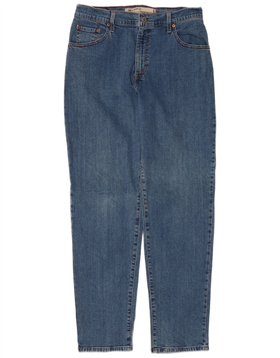 LEVI'S Blugi conici 550 pentru femei, cu ajustare relaxată, US 12, mari W30 L31, albastru