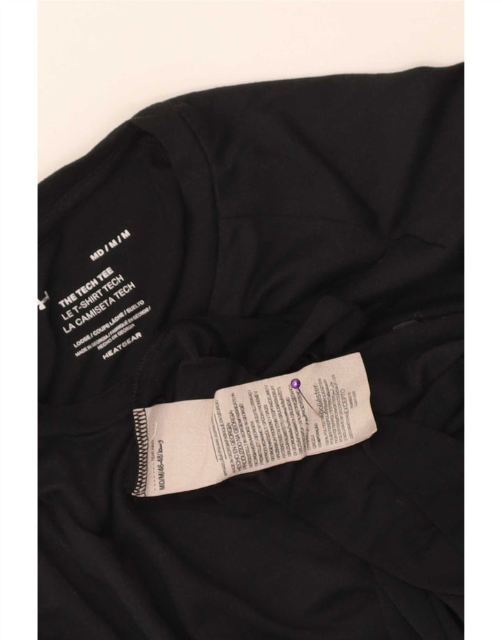 Tricou Under Armour pentru bărbați Heat Gear Top Mediu Poliester Negru