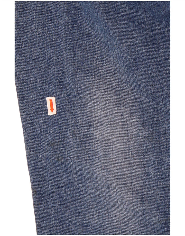 Fat Face Blugi Distressed drepte pentru femei W30 L28 Bumbac albastru
