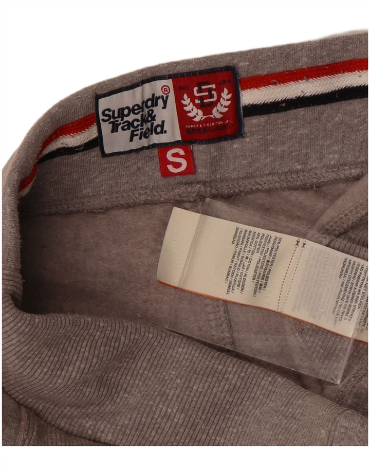 SUPERDRY Pantaloni de trening grafic pentru bărbați Pantaloni de jogging Mici, gri, poliester