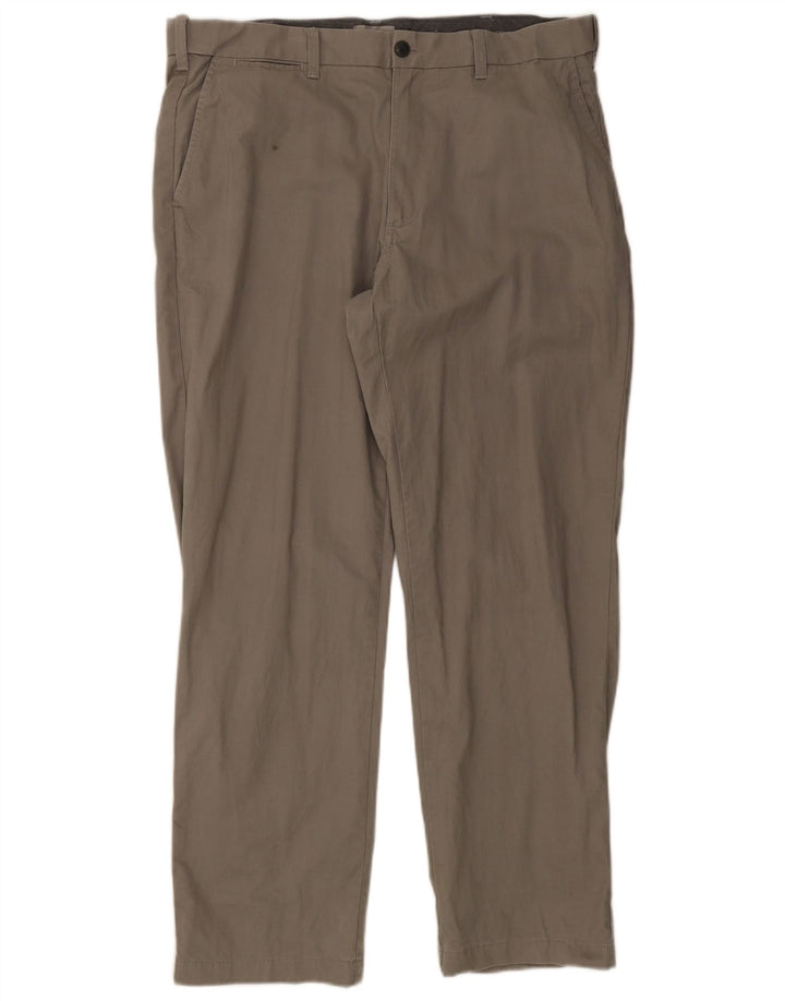 Pantaloni chino pentru bărbați Marks & Spencer, cu ajustare normală, L36 L30, gri