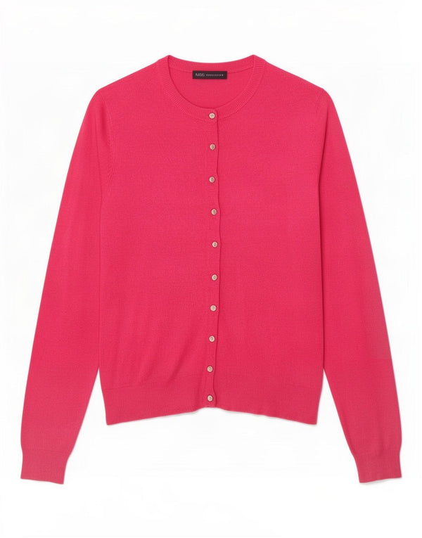 Pulover cardigan pentru femei Marks & Spencer UK 14 mare, roz, viscoză