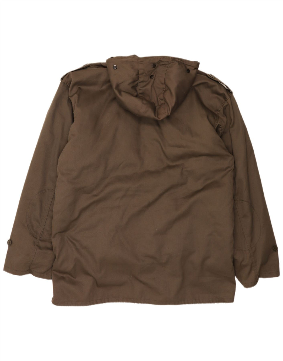 Jachetă parka cu glugă vintage pentru bărbați IT 62 6XL maro