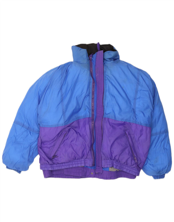 Jachetă căptușită cu glugă supradimensionată pentru femei Eddie Bauer UK 16 mare violet