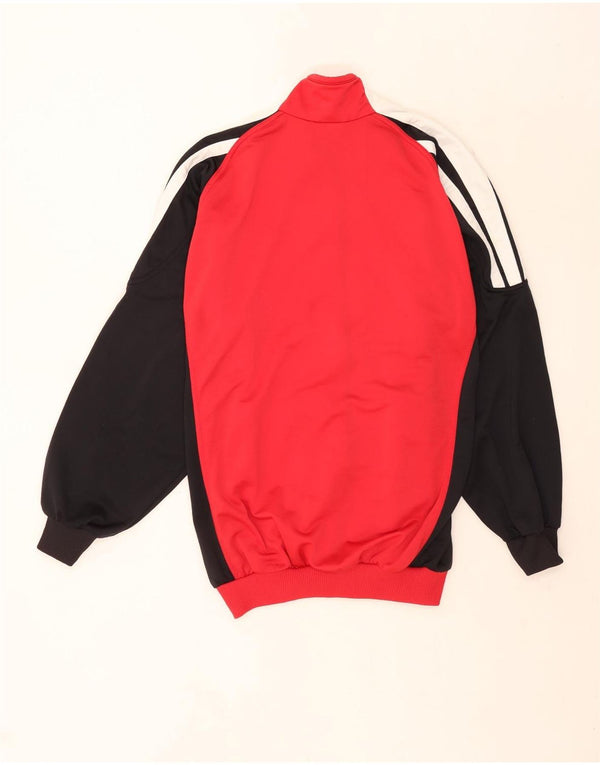 Jachetă de trening pentru bărbați Adidas UK 40/42 Medium Red Colorblock Sports
