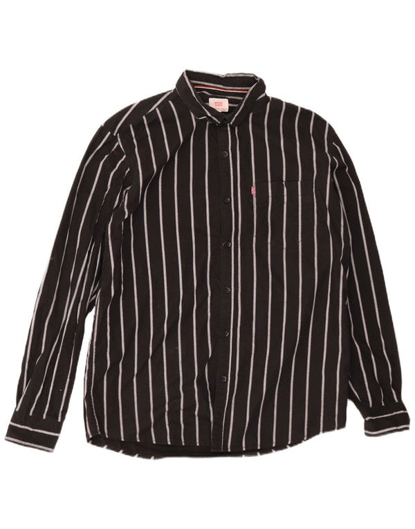 Cămașă Levi's Slim Fit 2XL, cu dungi negre