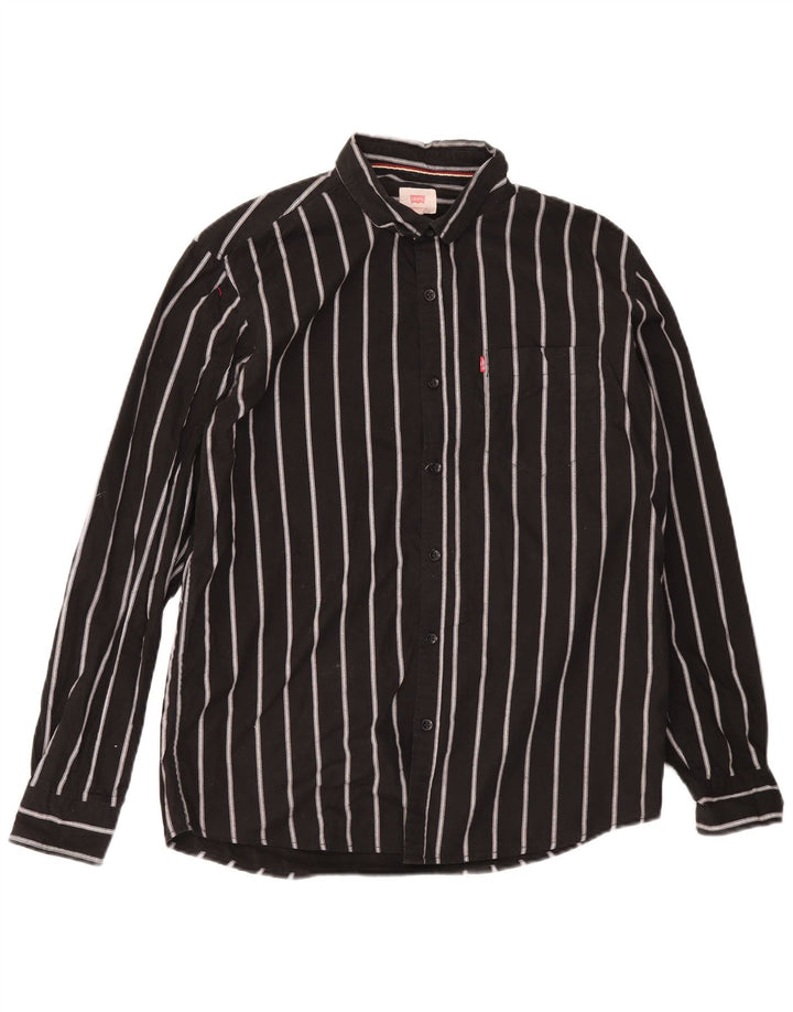 Cămașă Levi's Slim Fit 2XL, cu dungi negre