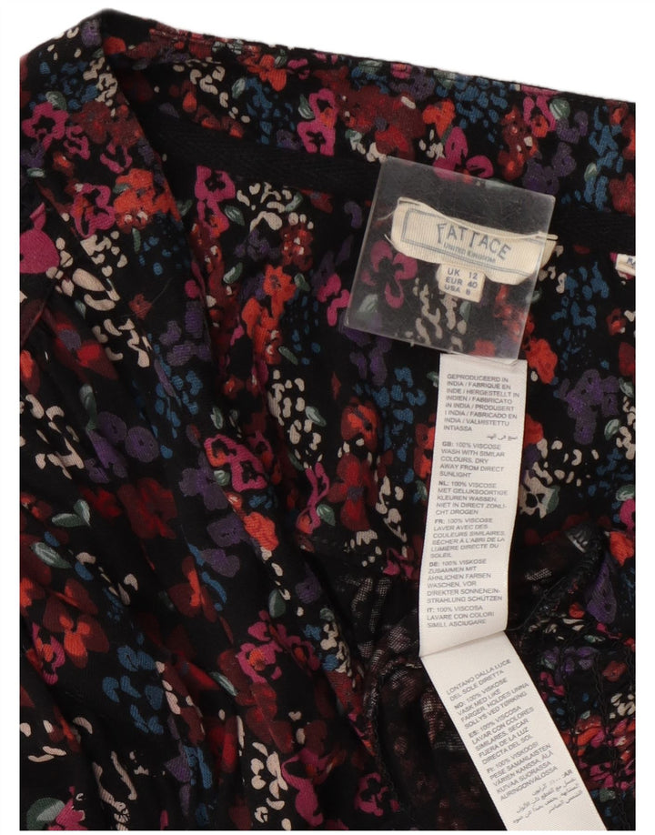 Bluză cu mânecă lungă pentru femei Fat Face UK 12 Medium Multicolor Floral