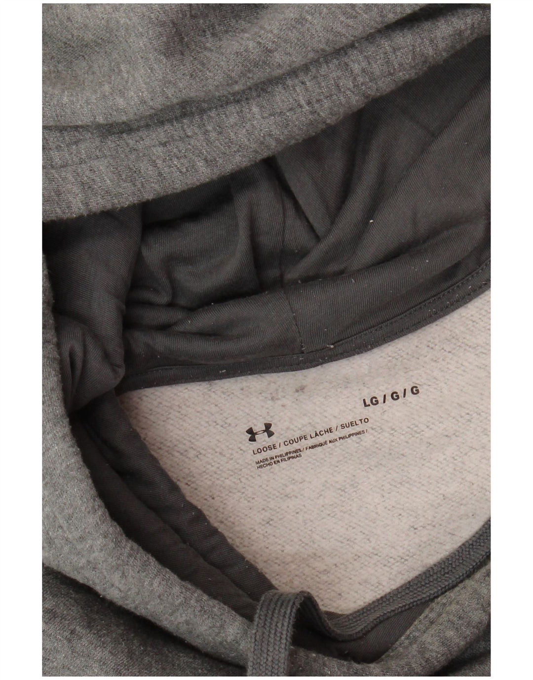 Pulover cu glugă pentru bărbați UNDER ARMOUR, mare, gri