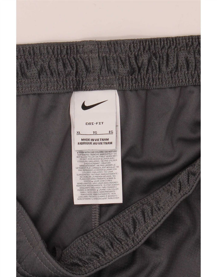 Pantaloni scurți sport Nike Dri Fit pentru bărbați XL, gri, poliester color bloc
