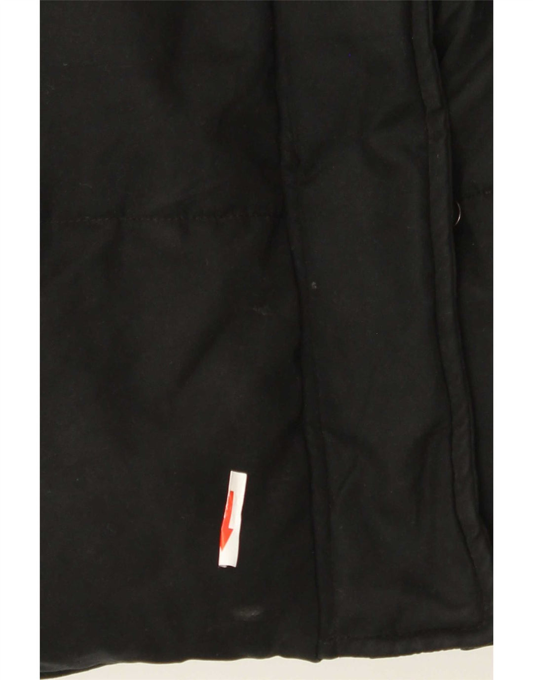 Jachetă căptușită cu glugă Jack Wills pentru femei UK 14 Poliester negru mare