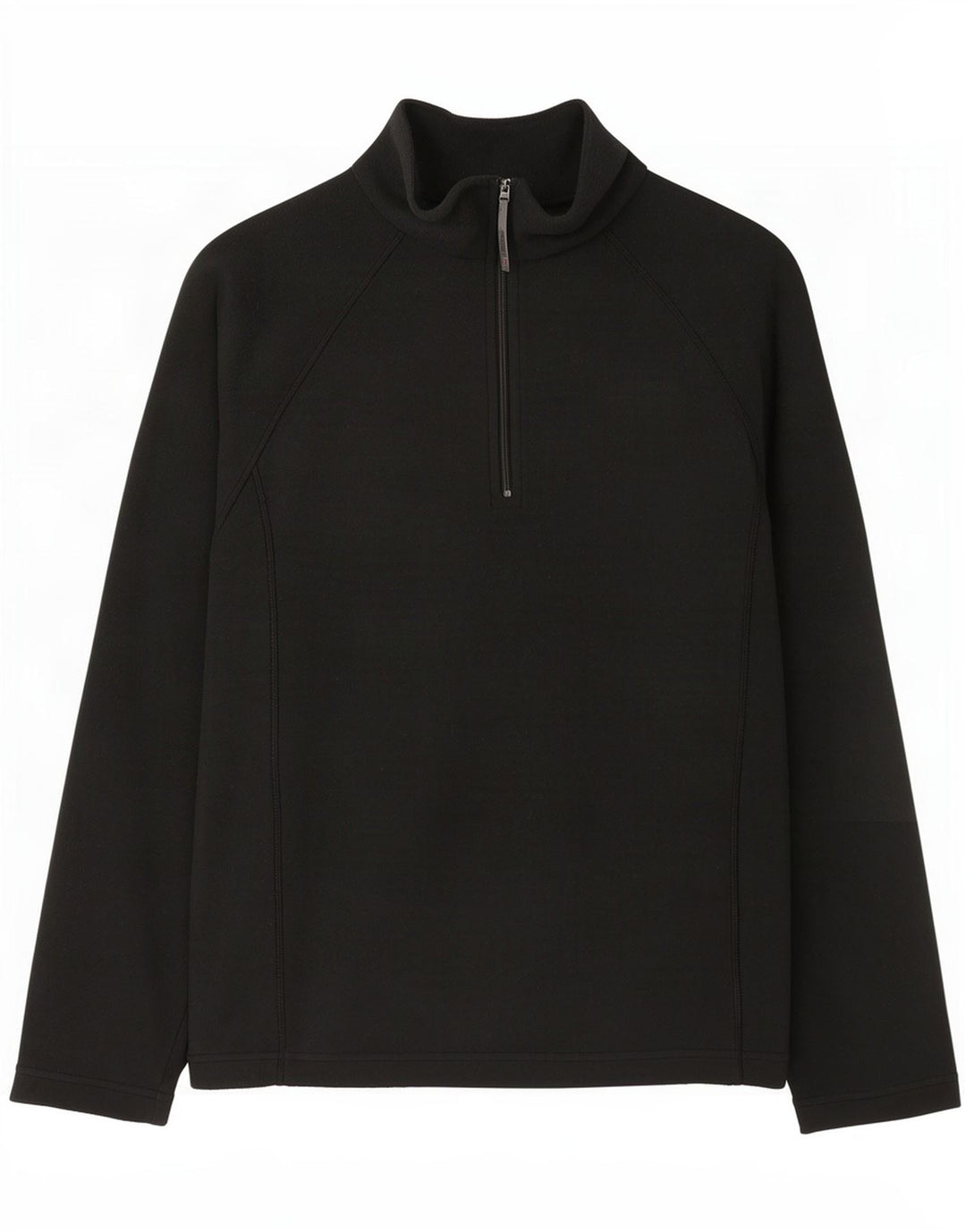 Jumper pentru femei Berghaus, cu fermoar și gât, din lână UK 14, mare, negru, poliester