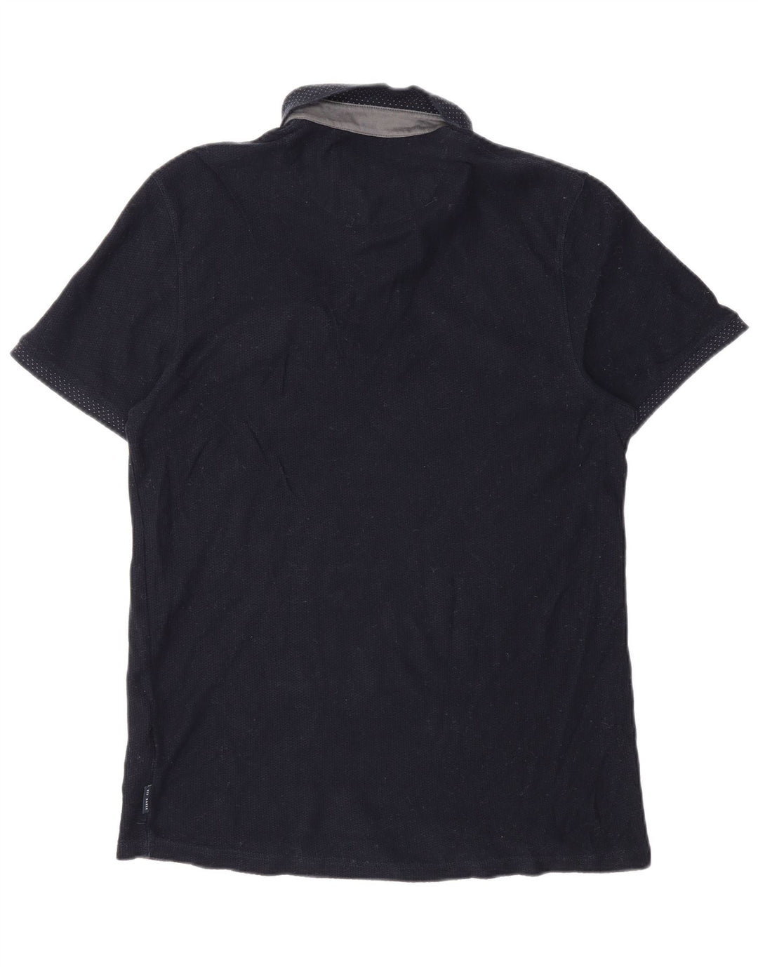 Tricou polo pentru bărbați Ted Baker Mărimea 4 mare din bumbac bleumarin
