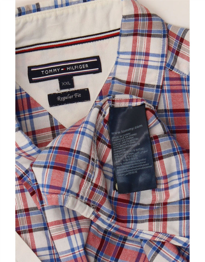Cămașă pentru bărbați Tommy Hilfiger, cu formă regulată, 2XL, bumbac cu carouri multicolore