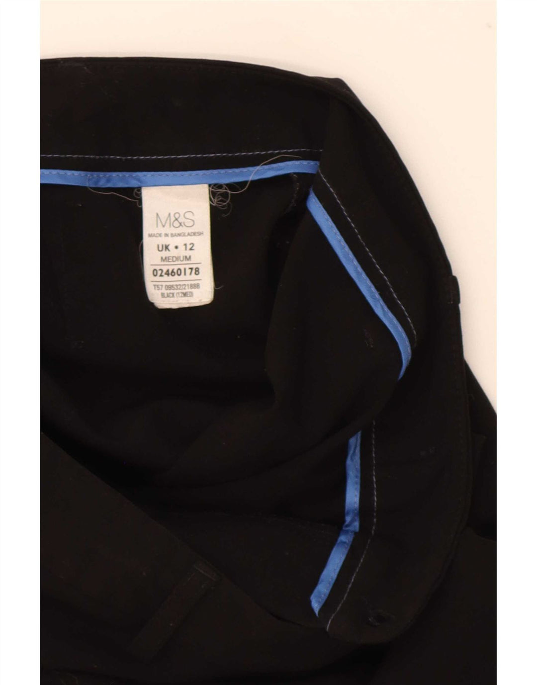 Pantaloni de costum Bootcut pentru femei Marks & Spencer UK 12 Medium W32 L30 Negru