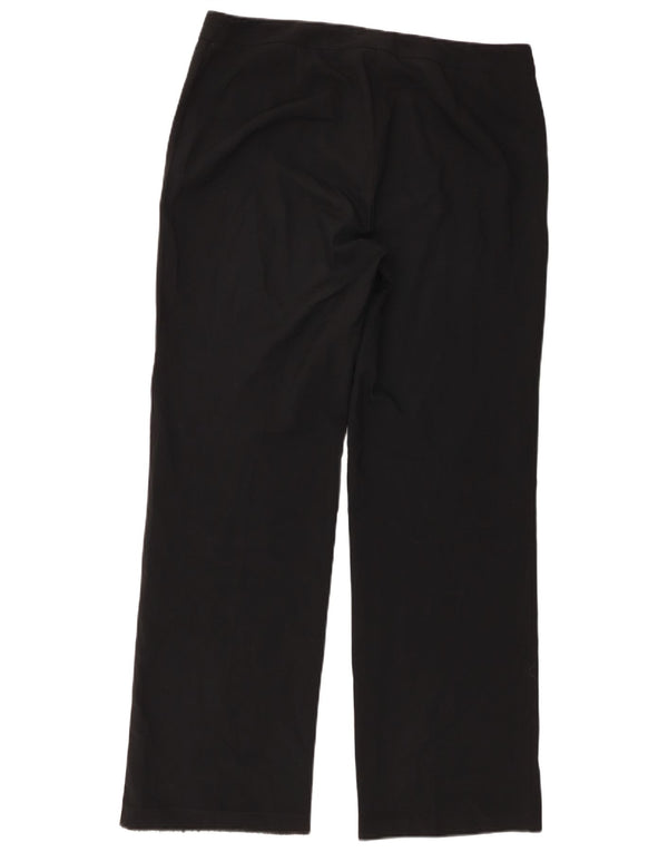 Pantaloni casual drepti pentru femei Marks & Spencer UK 14 Large W34 L31 Negru