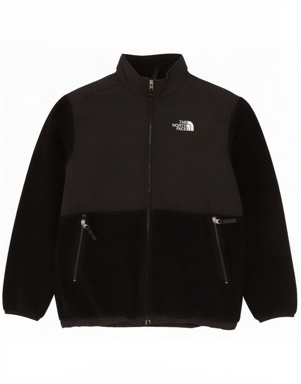 Jachetă polar polartec The North Face pentru băieți 14-15 ani XL, negru, bloc de culoare