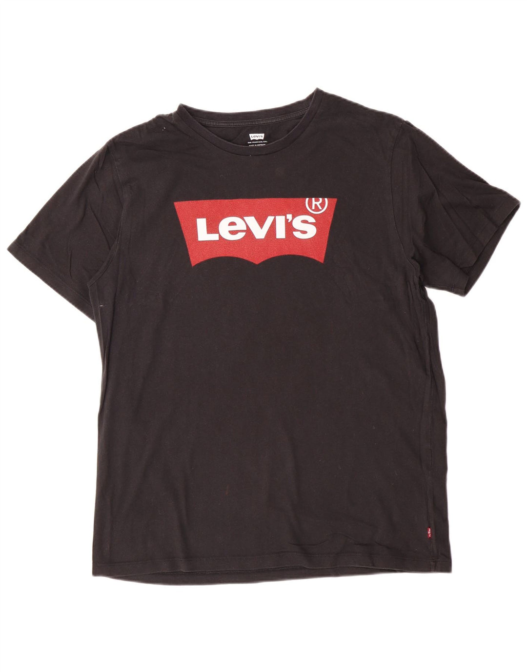 Tricou grafic pentru bărbați Levi's Top mediu negru bumbac