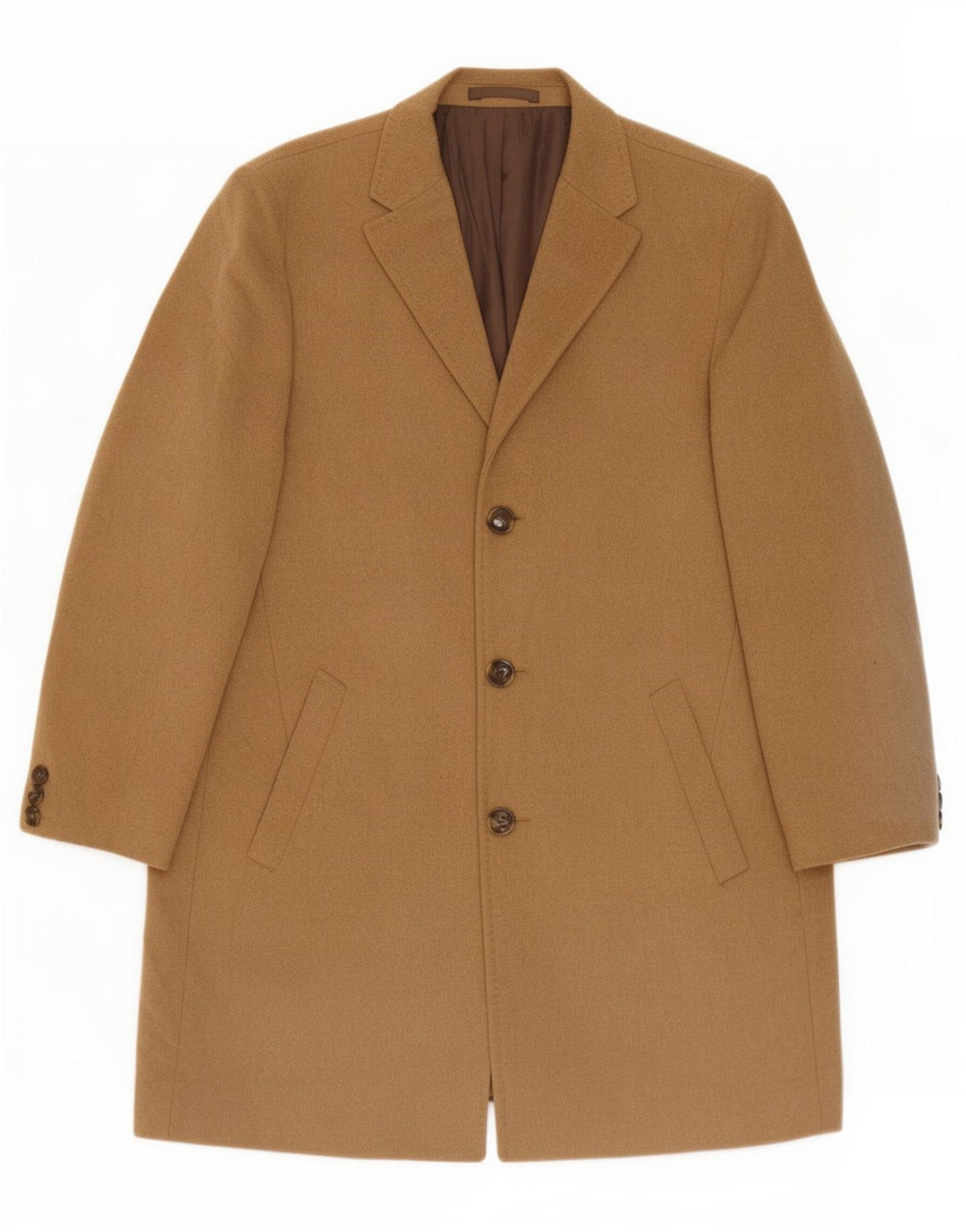 Palton pentru bărbați Marks & Spencer UK 40 Lână mare, bej