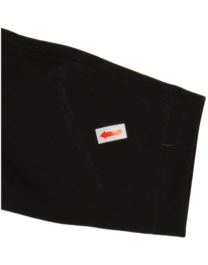 Leggings grafic NIKE pentru femei UK 8, bumbac negru mic