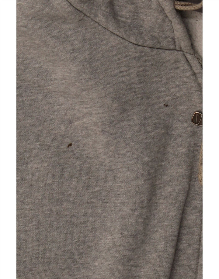 Pulover NIKE pentru bărbați, cu fermoar, XL, bumbac gri