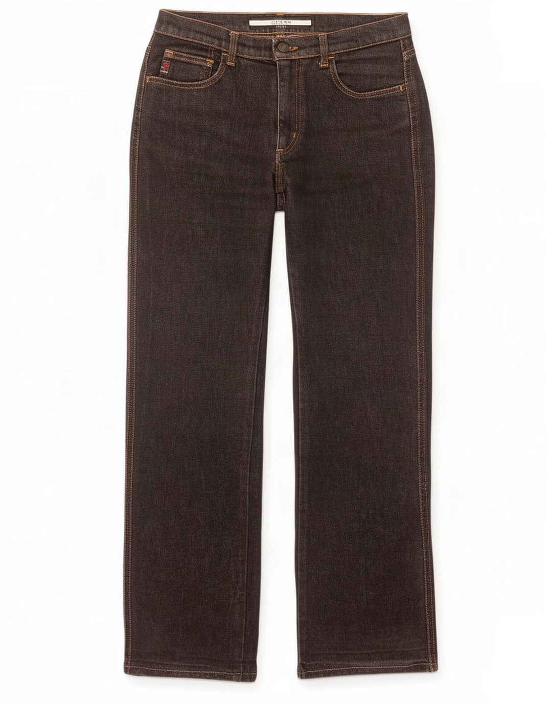 Blugi Guess Bootcut pentru femei W27 L31 bumbac negru