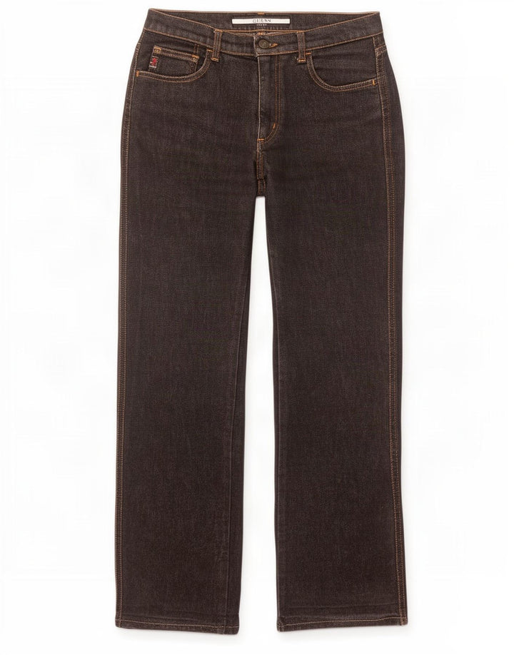 Blugi Guess Bootcut pentru femei W27 L31 bumbac negru