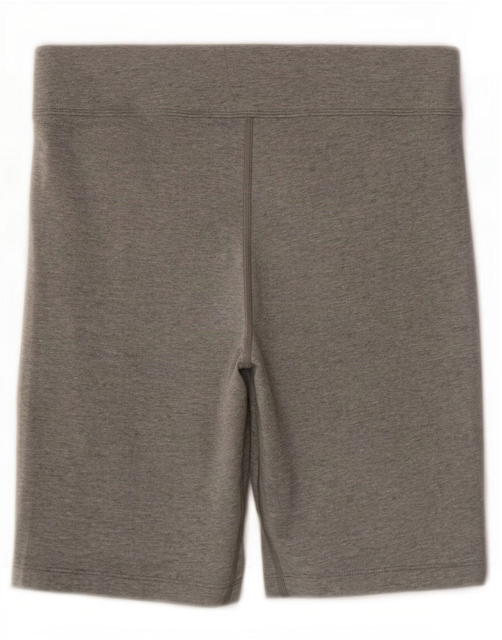 Pantaloni scurti sport Nike pentru femei UK 12, bumbac gri mediu