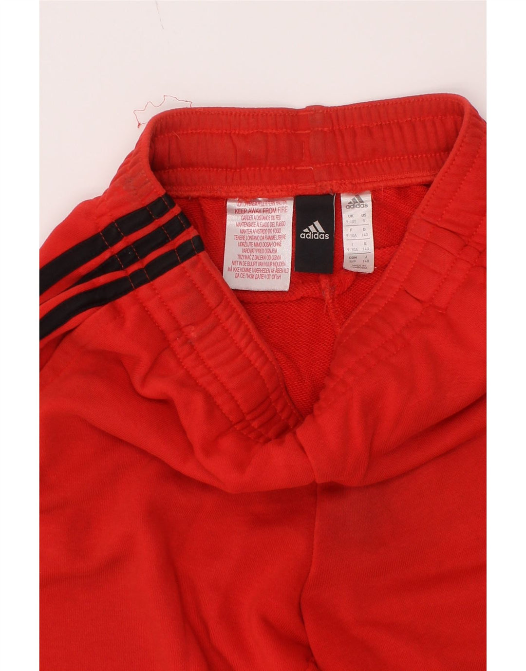 Pantaloni scurți sport grafic Adidas pentru băieți 9-10 ani roșii