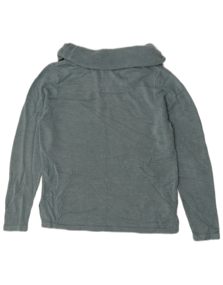Marks & Spencer Pulover cu gât rulat pentru femei UK 14 Medium Green