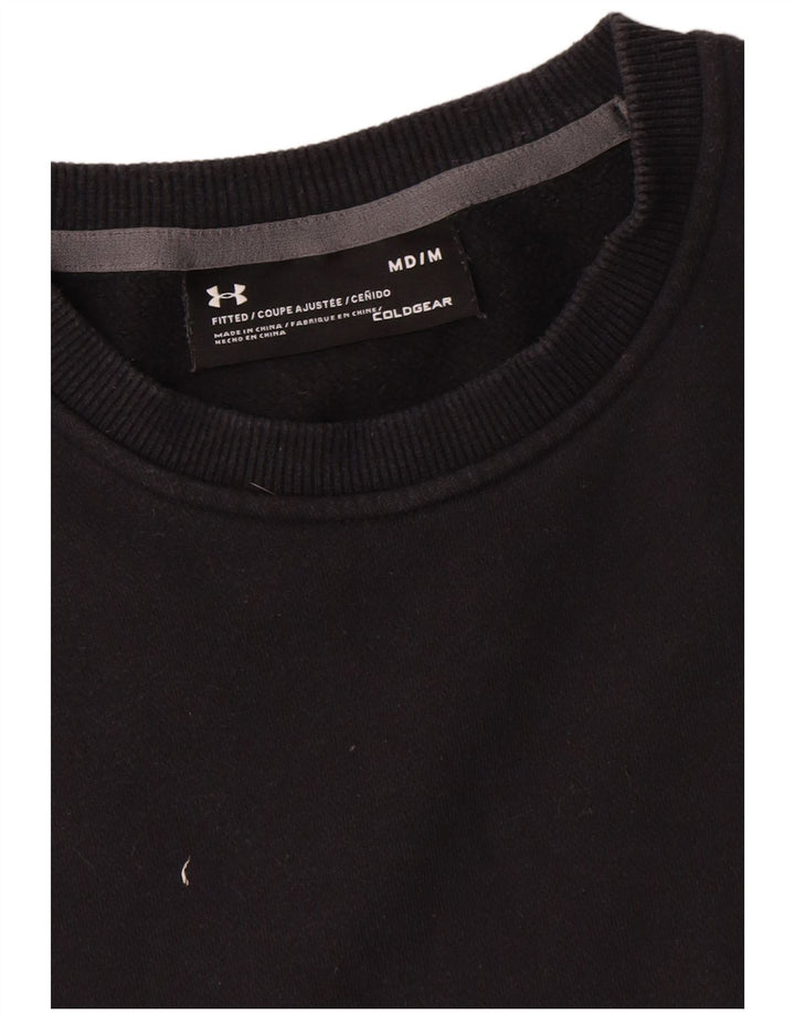 Pulover pentru bărbați Under Armour Cold Gear, bumbac mediu negru