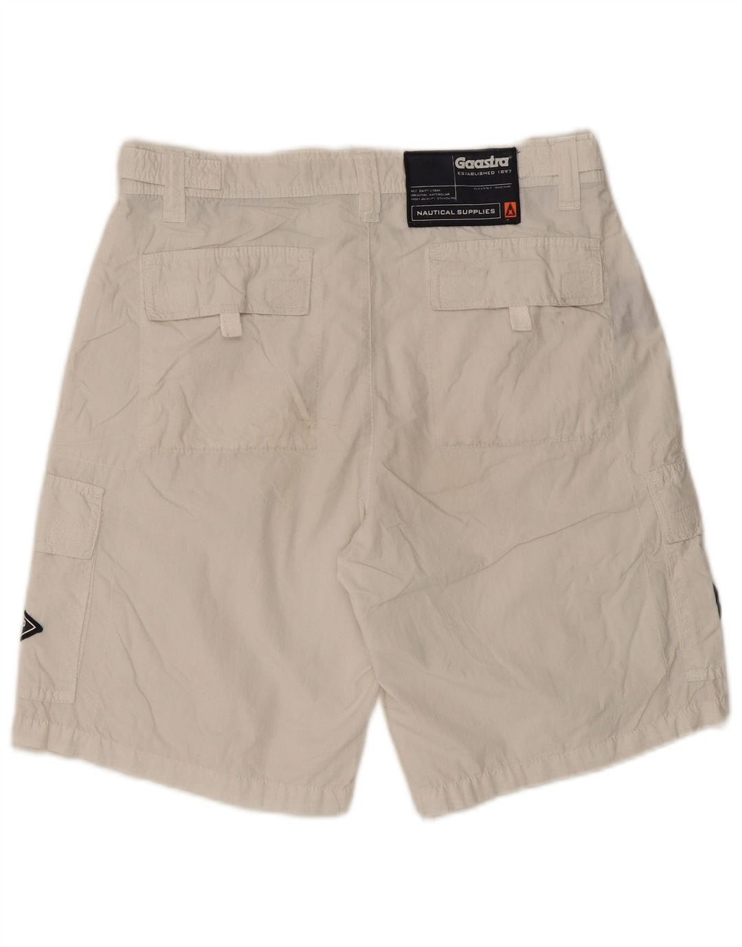 Pantaloni scurți pentru bărbați Gaastra Graphic Cargo Small W29 Bumbac alb