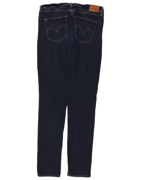 Blugi skinny pentru femei Levi's W31 L30 bumbac bleumarin