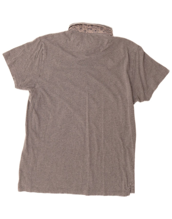 Tricou polo pentru bărbați Woolrich XL bumbac gri