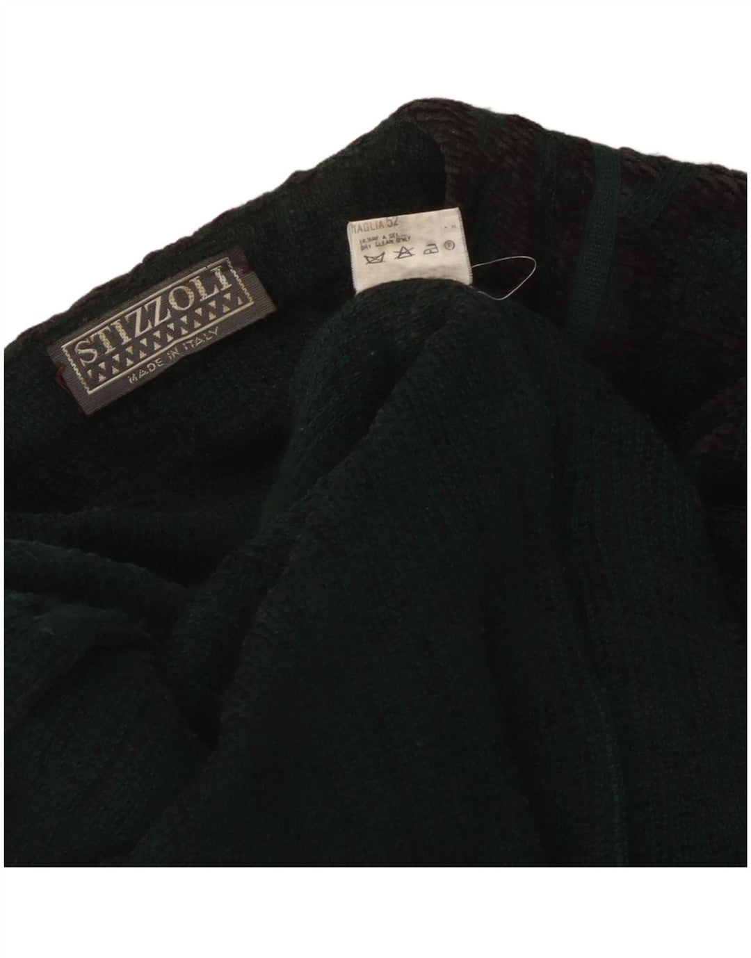 STIZZOLI Pulover cardigan cu model abstract pentru femei IT 52 2XL Lână verde