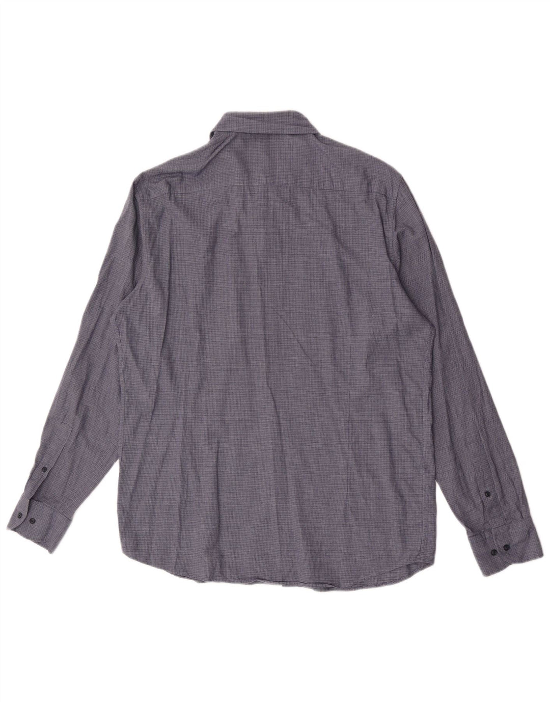 Cămașă Massimo Dutti pentru bărbați XL, bumbac cu carouri albastre