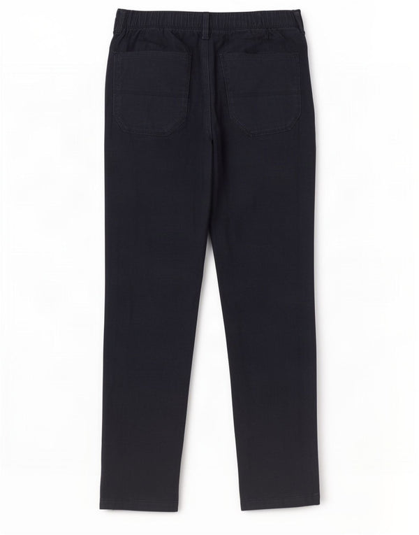 Pantaloni tăiați pentru femei Marks & Spencer slim UK 14 Large W36 L26 Bleumarin