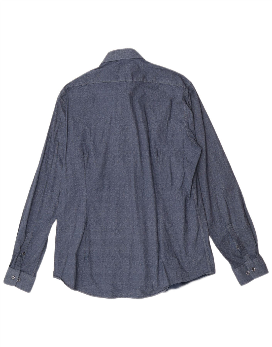 Cămașă slim fit Calvin Klein pentru bărbați cu model abstract Mărimea 43 17 XL bleumarin