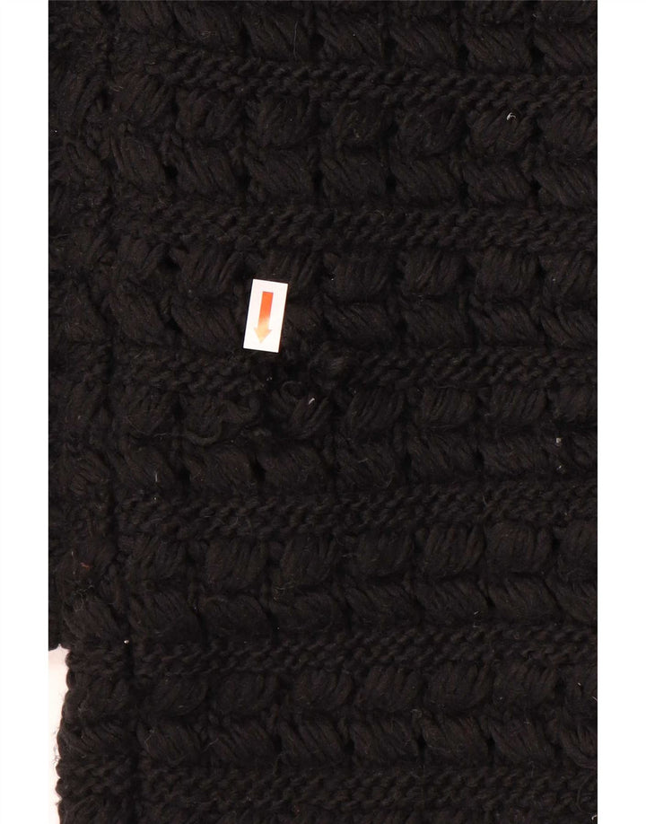 Pulover cardigan deschis supradimensionat pentru femei Zara UK 14 Medium Negru