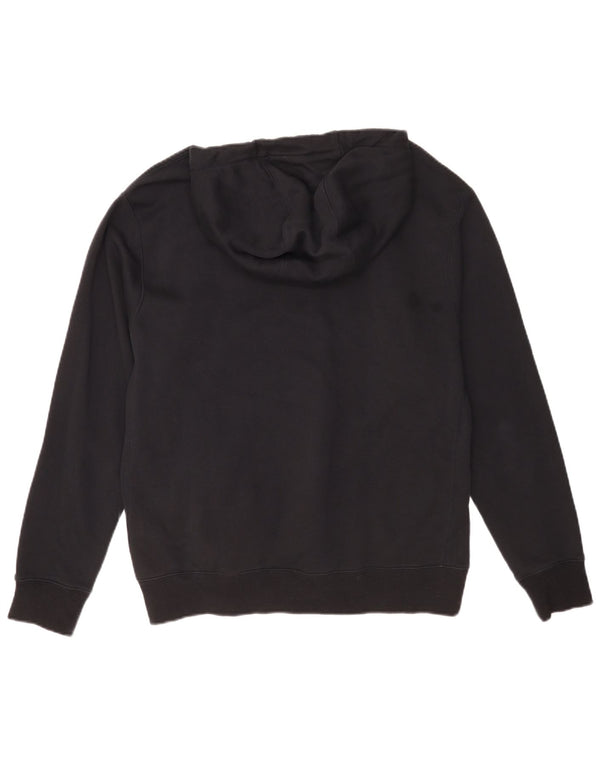 Jumper Nike pentru bărbați cu glugă, bumbac mediu negru