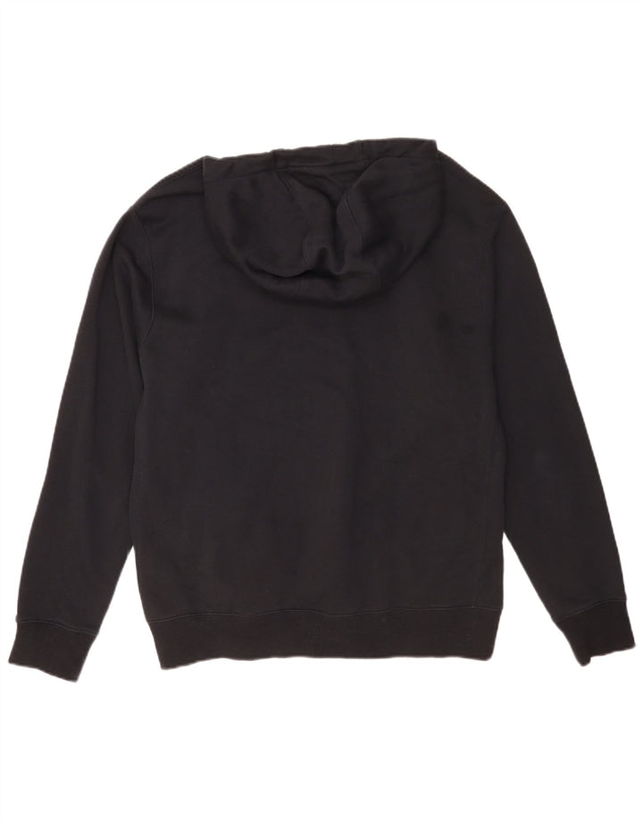 Jumper Nike pentru bărbați cu glugă, bumbac mediu negru