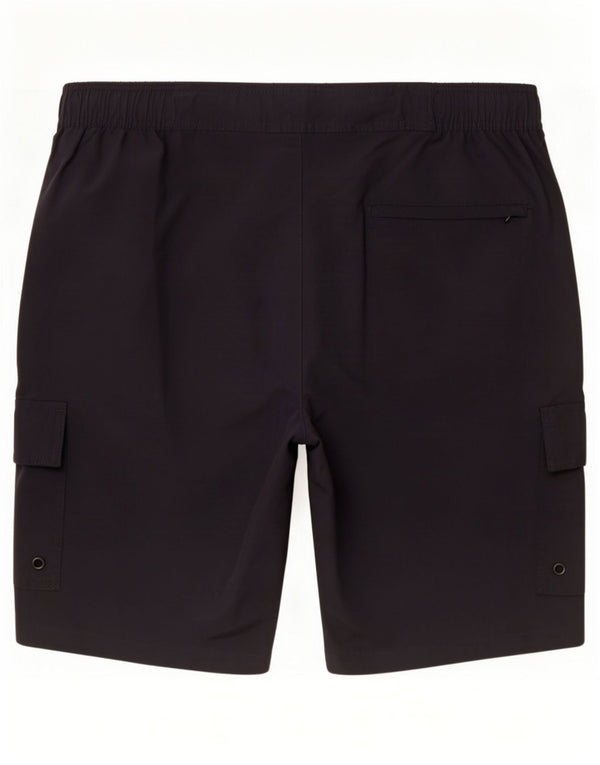 Marks & Spencer Mens Cargo Shorts Large W34 Black Polyamide