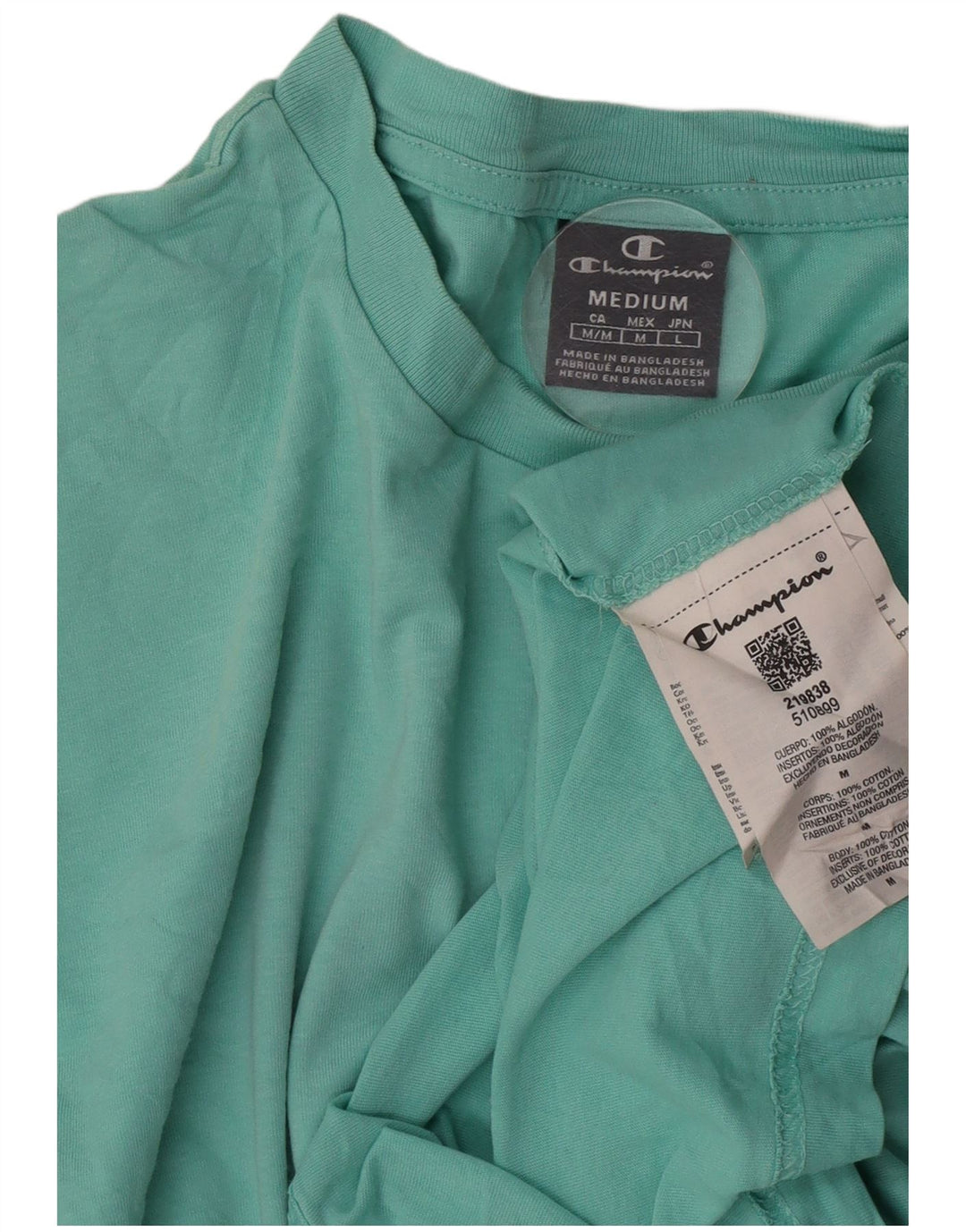 Tricou pentru bărbați Champion Top din bumbac verde mediu