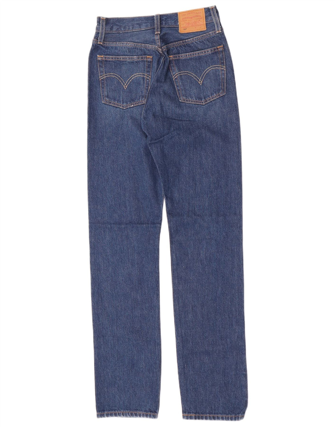 Blugi drepti pentru femei Levi's 501 W23 L32 Bumbac albastru