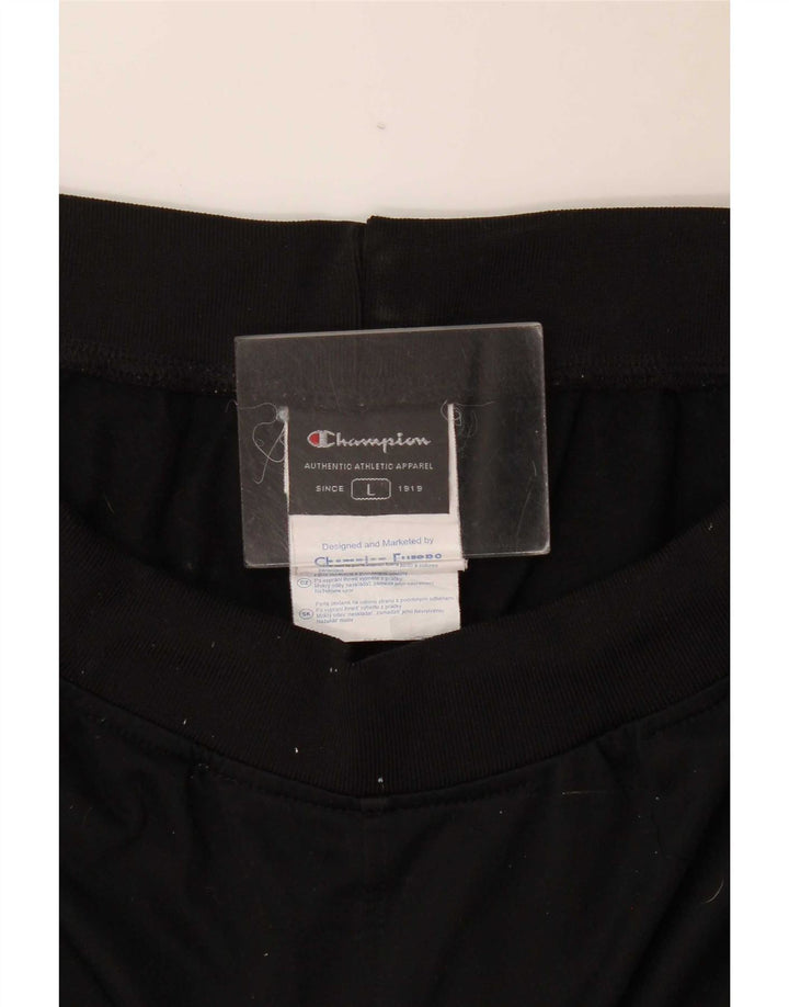Pantaloni de trening Champion pentru femei UK 16 Poliester negru mare