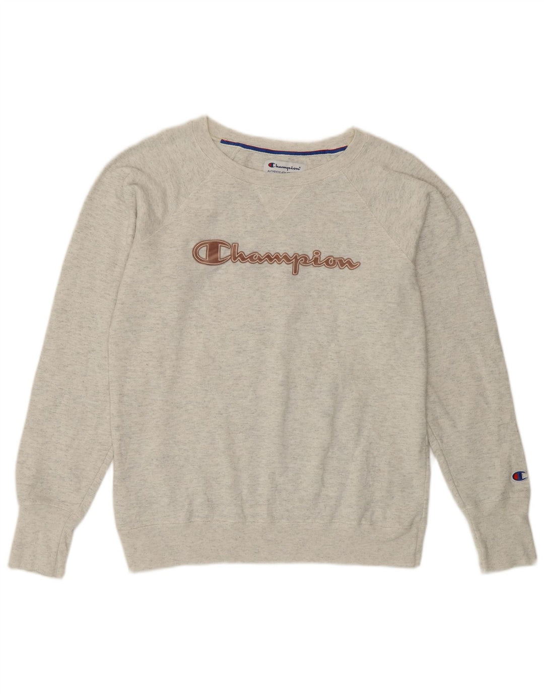 Pulover supradimensionat cu grafic pentru femei Champion UK 10 Gri mic