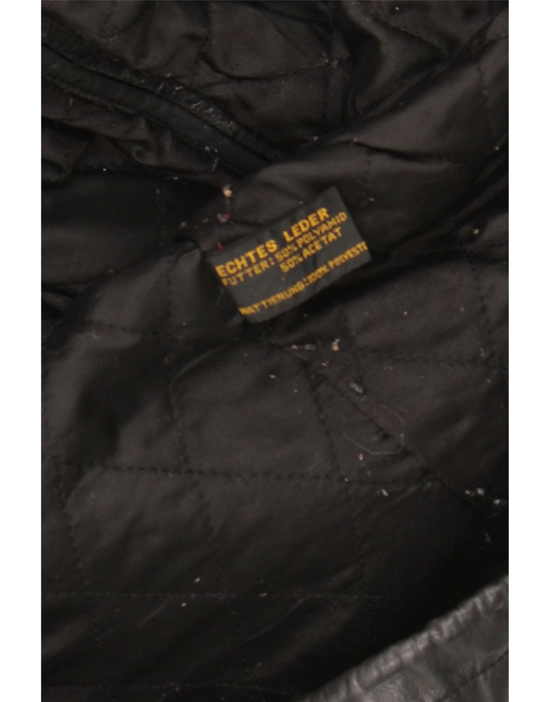 Palton de piele supradimensionat pentru femei Yorn EU 40 Medium Black